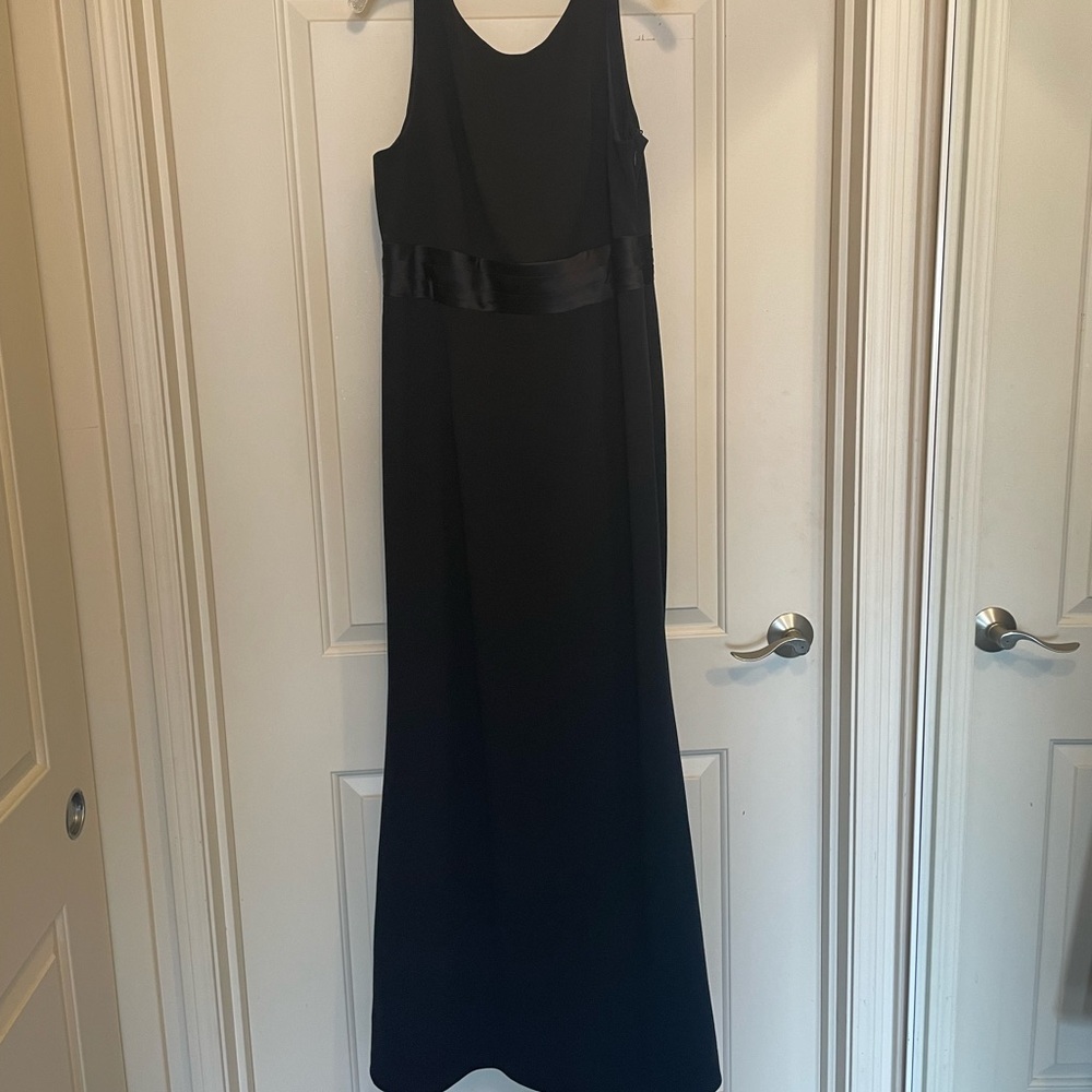 Adrianna Papell Navy Blue Formal Gown